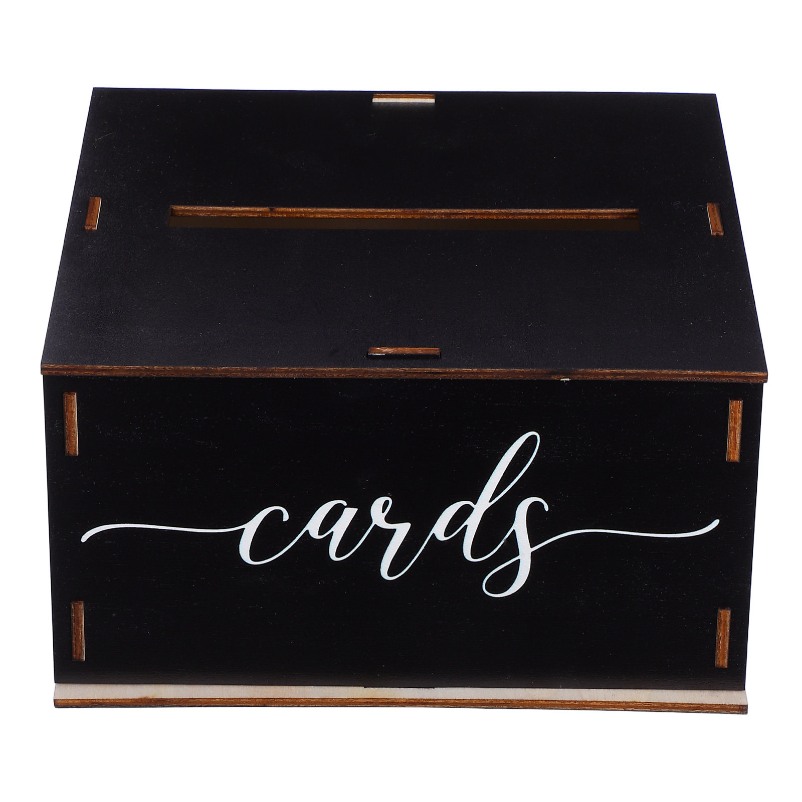 Wedding Card Box - Hölzerne Hochzeitskarten-Box Rustikaler Charme Dekorativer Kartenhalter