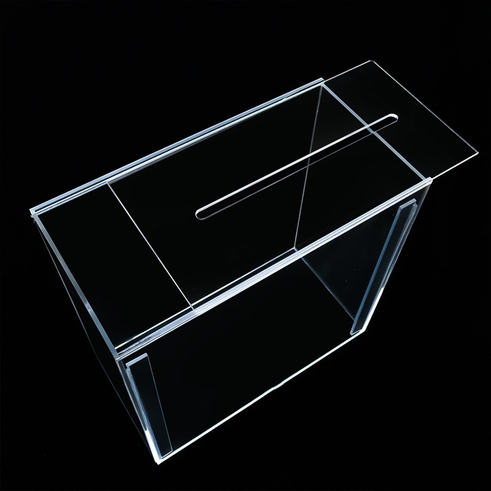 Wedding Card Box - Transparente Acryl-Hochzeitskarten-Box, Hochzeitskartenhalter für Abschlussfeier und