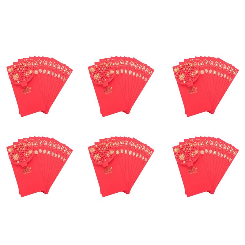 ABZC-60PCS Chinesische Rote Um – Wedding Envelopes Bewertung und Preis