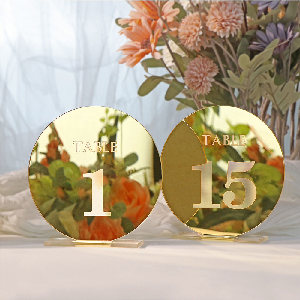 Acryl Hochzeit Tisch nummer Ze – Table Number Gold Bewertung und Preis