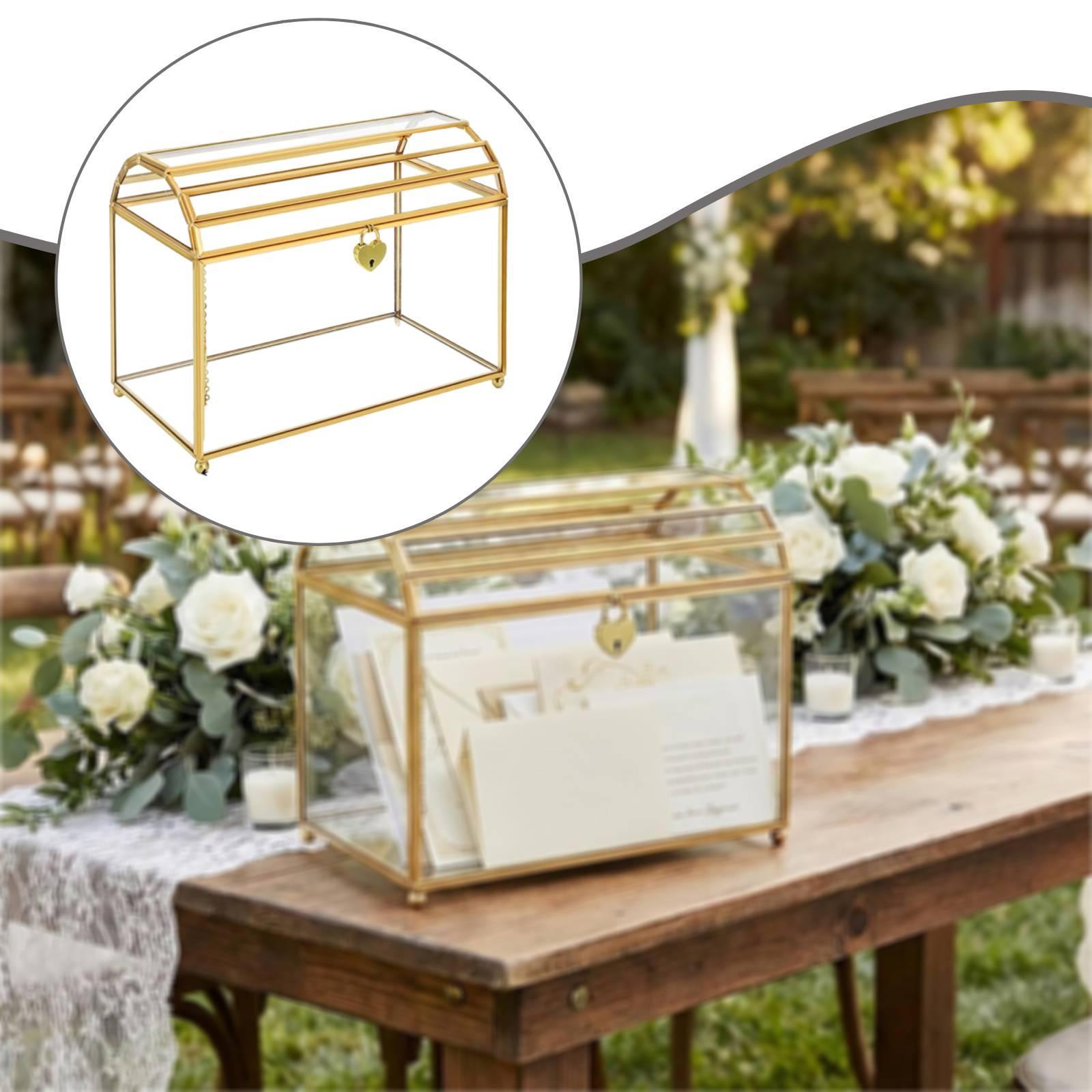 Glas-Hochzeitskartenbox, Aufbe – Wedding Card Box Bewertung und Preis