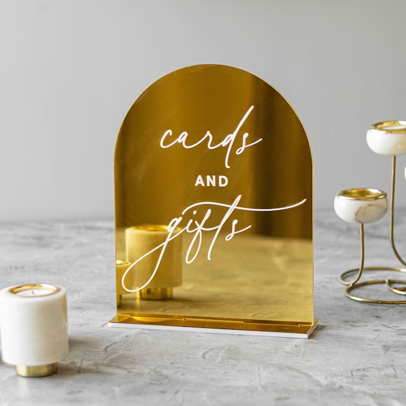 Satz von 4 Hochzeits zeichen,  – Table Number Gold Bewertung und Preis
