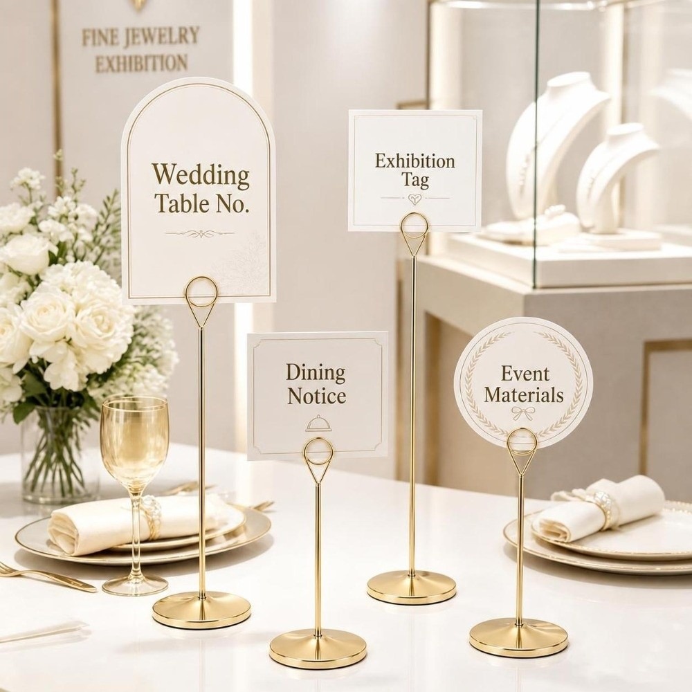 Tragbarer Metall-Tischnummernh – Table Number Gold Bewertung und Preis