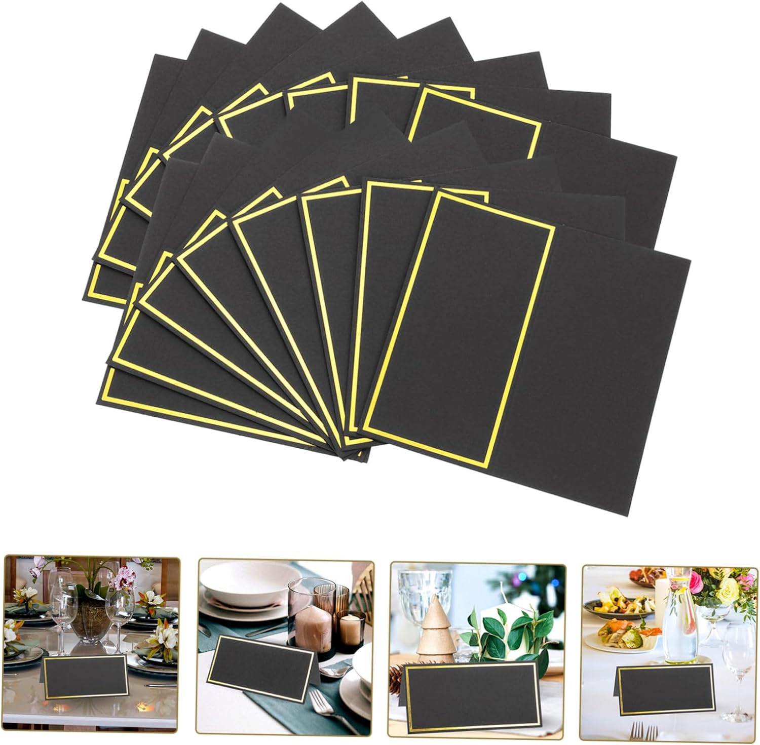 10/20/50 stücke Schwarz Gold N – Table Number Gold Bewertung und Preis